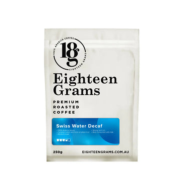 Swiss Water Decaf - Roasted Coffee eighteengrams